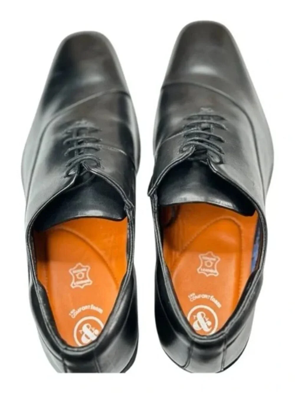 Thomas & Vine Men's Odin Tru Comfort Lace-up Round Toe Oxford Color Black Sz 10 - Picture 2 of 14